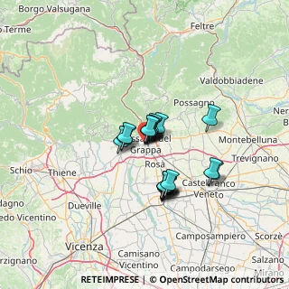 Mappa Via Campo Marzio, 36061 Bassano del Grappa VI, Italia (8.5725)