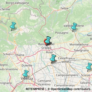 Mappa Via Campo Marzio, 36061 Bassano del Grappa VI, Italia (29.6395)
