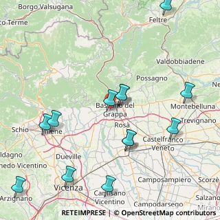 Mappa Via Monsignore Marco Carlesso, 36061 Bassano del Grappa VI, Italia (19.22154)