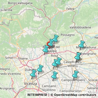 Mappa Via Monsignore Marco Carlesso, 36061 Bassano del Grappa VI, Italia (16.33083)