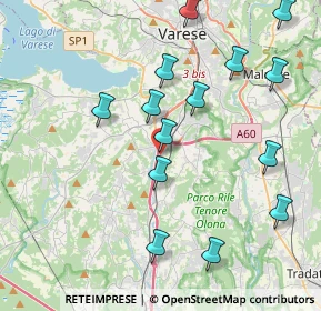 Mappa Via Gallarate, 21040 Gazzada Schianno VA, Italia (4.32714)