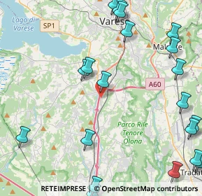 Mappa Via Gallarate, 21040 Gazzada Schianno VA, Italia (6.02)