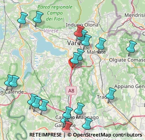 Mappa Via Gallarate, 21040 Gazzada Schianno VA, Italia (10.049)