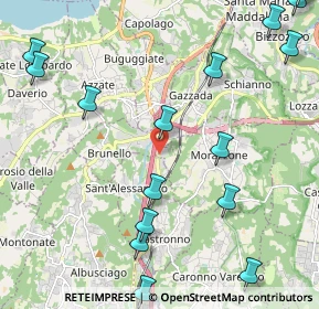 Mappa Via Gallarate, 21040 Gazzada Schianno VA, Italia (2.99412)