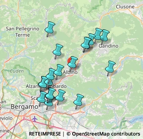 Mappa Via dei Carmelitani, 24021 Albino BG, Italia (7.0255)