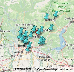 Mappa Via dei Carmelitani, 24021 Albino BG, Italia (10.756)