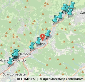 Mappa Via dei Carmelitani, 24021 Albino BG, Italia (5.15714)