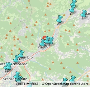 Mappa Via dei Carmelitani, 24021 Albino BG, Italia (6.6215)