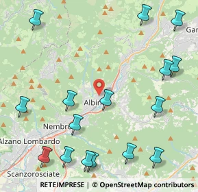 Mappa Via dei Carmelitani, 24021 Albino BG, Italia (5.59)