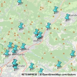 Mappa Via dei Carmelitani, 24021 Albino BG, Italia (6.0855)