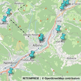 Mappa Via dei Carmelitani, 24021 Albino BG, Italia (2.90833)