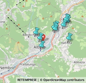 Mappa Via dei Carmelitani, 24021 Albino BG, Italia (1.62636)