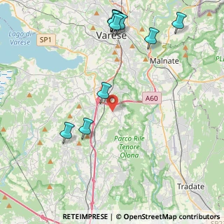 Mappa Via Fratelli Senzii, 21040 Morazzone VA, Italia (5.22818)