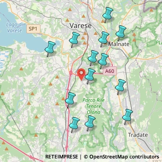 Mappa Via Fratelli Senzii, 21040 Morazzone VA, Italia (4.15923)