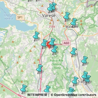 Mappa Via Fratelli Senzii, 21040 Morazzone VA, Italia (6.133)