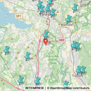 Mappa Via Fratelli Senzii, 21040 Morazzone VA, Italia (6.8835)