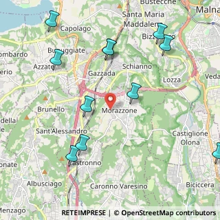 Mappa Via Fratelli Senzii, 21040 Morazzone VA, Italia (2.51909)