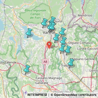Mappa Via Fratelli Senzii, 21040 Morazzone VA, Italia (6.72538)