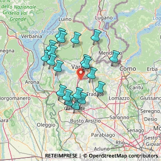 Mappa Via Fratelli Senzii, 21040 Morazzone VA, Italia (12.5375)