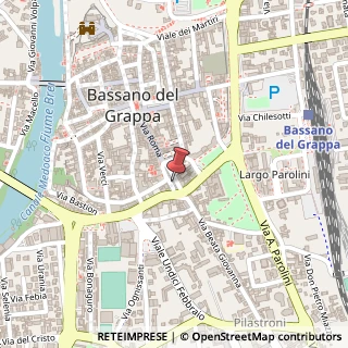 Mappa Vicolo Brocchi, 6, 36061 Bassano del Grappa, Vicenza (Veneto)