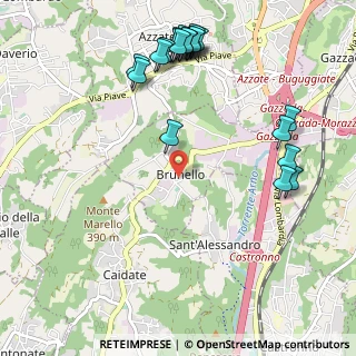 Mappa Via Guglielmo Oberdan, 21020 Brunello VA, Italia (1.274)