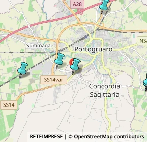 Mappa Via Noiari, 30023 Concordia Sagittaria VE, Italia (2.71545)