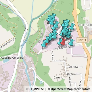 Mappa Via Olona, 21040 Vedano Olona VA, Italia (0.2)