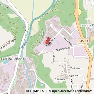 Mappa Via Olona, 11, 21040 Vedano Olona, Varese (Lombardia)