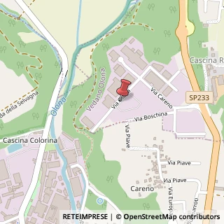 Mappa Via Olona, 3, 21040 Vedano Olona, Varese (Lombardia)