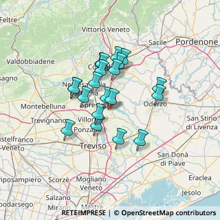 Mappa Via dei Fanti, 31056 Treviso TV, Italia (10.605)