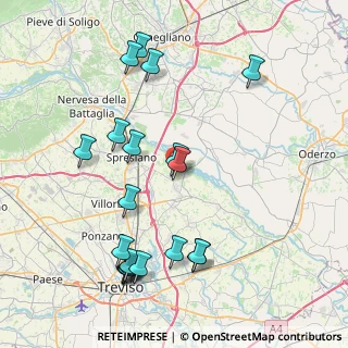Mappa Via dei Fanti, 31056 Treviso TV, Italia (9.0795)