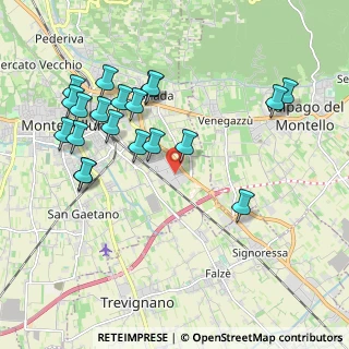 Mappa Via Ferraris, 31044 Montebelluna TV, Italia (2.1185)