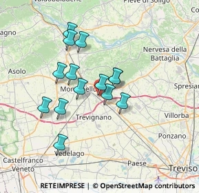 Mappa Via Ferraris, 31044 Montebelluna TV, Italia (5.71429)