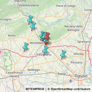 Mappa Via Ferraris, 31044 Montebelluna TV, Italia (4.42727)