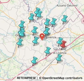 Mappa Via Redigole Vecchia, 31045 Motta di Livenza TV, Italia (6.954)