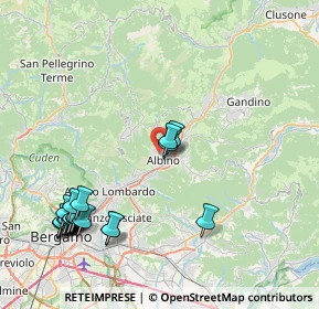 Mappa Via Padre Leon Dehon, 24021 Albino BG, Italia (9.8955)