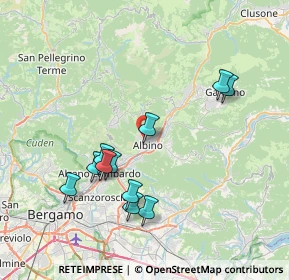 Mappa Via Padre Leon Dehon, 24021 Albino BG, Italia (7.40727)