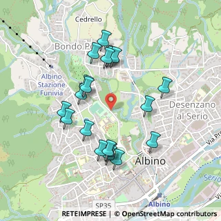Mappa Via Padre Leon Dehon, 24021 Albino BG, Italia (0.4495)