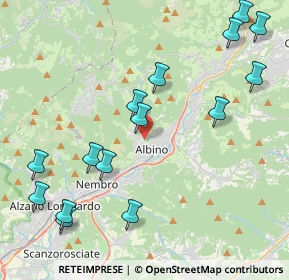 Mappa Via Padre Leon Dehon, 24021 Albino BG, Italia (4.97867)