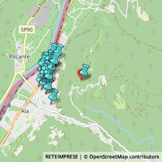 Mappa Localita' Pozzo Basso, 38061 Ala TN, Italia (0.93704)