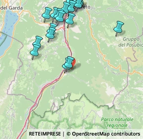 Mappa Localita' Pozzo Basso, 38061 Ala TN, Italia (9.9335)