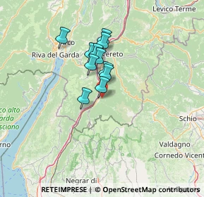 Mappa Localita' Pozzo Basso, 38061 Ala TN, Italia (9.24091)
