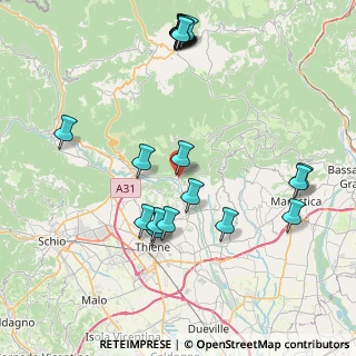 Mappa 36030 Calvene VI, Italia (9.3025)