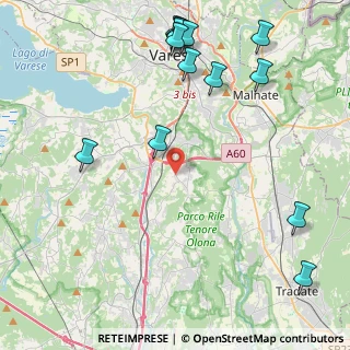 Mappa Via Fratelli Senzi, 21040 Morazzone VA, Italia (5.53714)