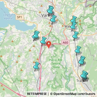 Mappa Via Fratelli Senzi, 21040 Morazzone VA, Italia (5.35688)