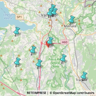 Mappa Via Fratelli Senzi, 21040 Morazzone VA, Italia (5.02818)