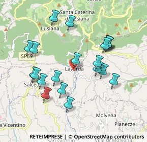 Mappa Via Burani, 36040 Salcedo VI, Italia (1.869)