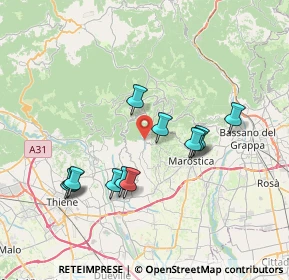 Mappa Via Burani, 36040 Salcedo VI, Italia (6.79583)