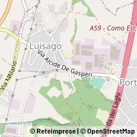 Mapa Luisago