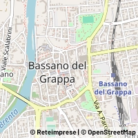 지도 Bassano del Grappa